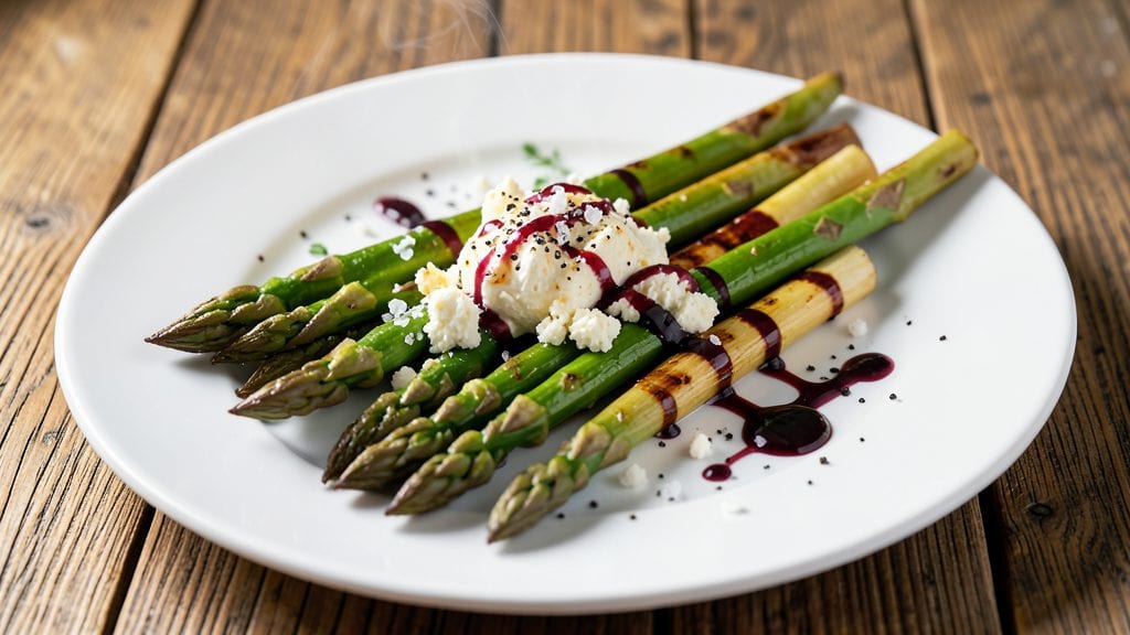 Asparagus with Goat Cheese Recipe: Balsamic-Glazed Crunch in 15 Minutes
