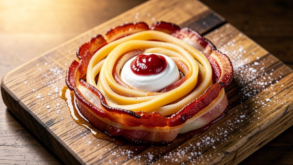 Bacon Cheese Ring With Strawberry Preserves Recipe: Sweet-Savory Breakfast Bites in One Pan
