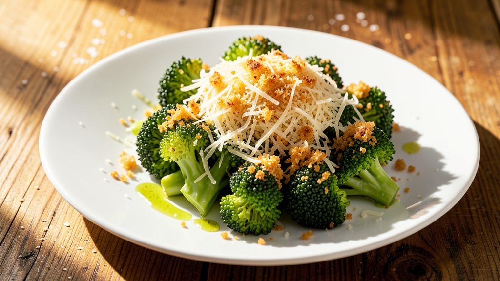 Broccoli With Parmesan Cheese Recipe: Crispy Roasted Florets With Nutty Cheese Bliss