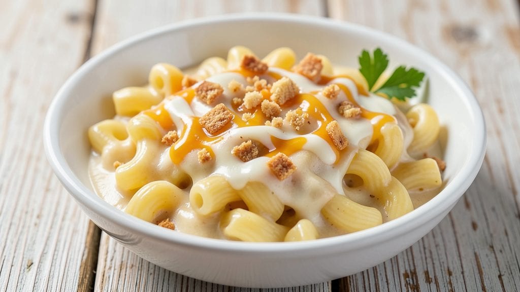 Campbell's No-Boil Mac and Cheese Recipe: Velvety Cheese Swirls With Crispy Graham Top