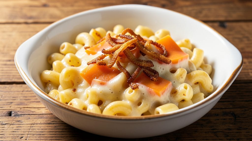 Copycat KFC Mac and Cheese Recipe: Vanilla Bean Swirls With Buttery Breadcrumb Crown