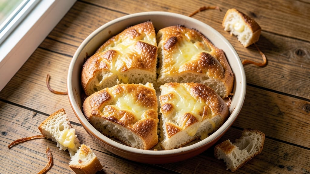 Copycat Little Caesars Italian Cheese Bread Recipe: Crispy Crust Over Gooey Mozzarella Swirls