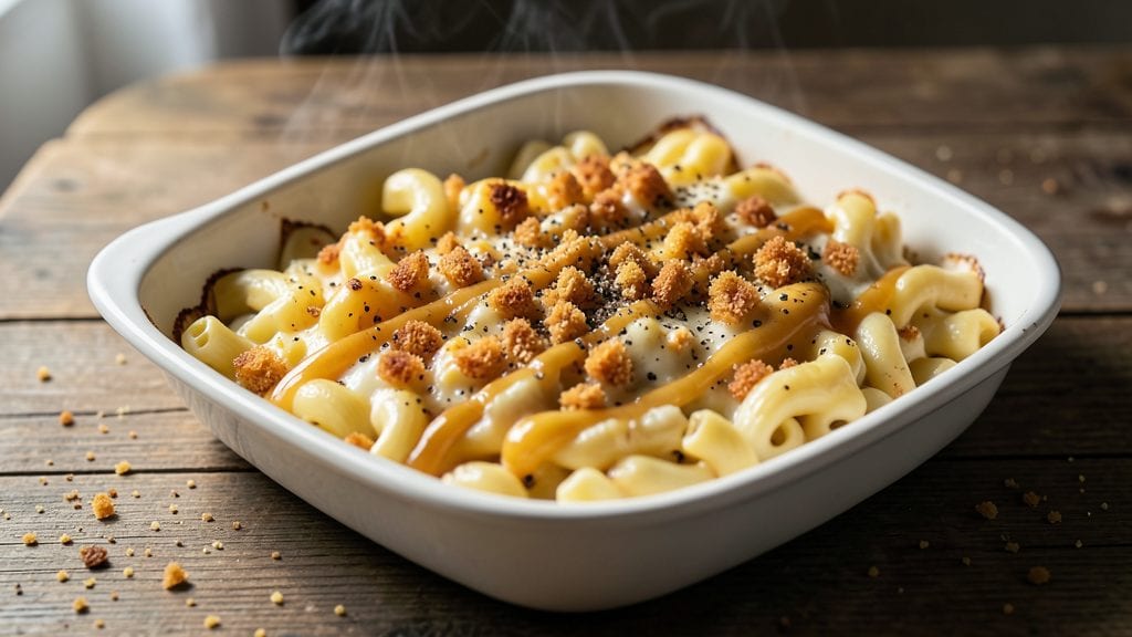 Gordon Ramsay's Mac and Cheese Hell's Kitchen Recipe: Crispy Breadcrumb Crown Over Ultra-Smooth Cheese