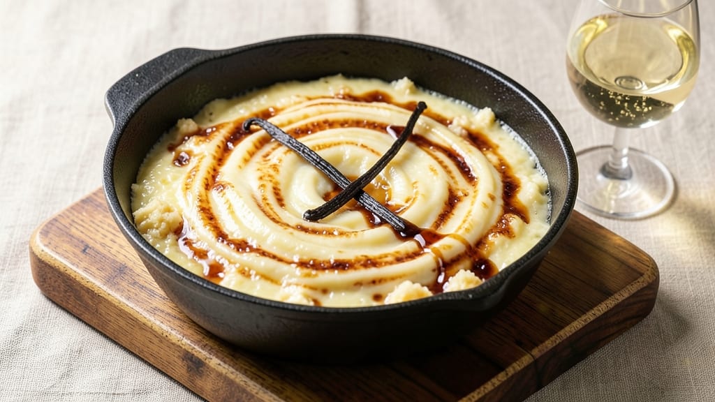 Melting Pot Cheese Fondue Copycat Recipe: Vanilla Bean Swirls and Crispy Bread Top